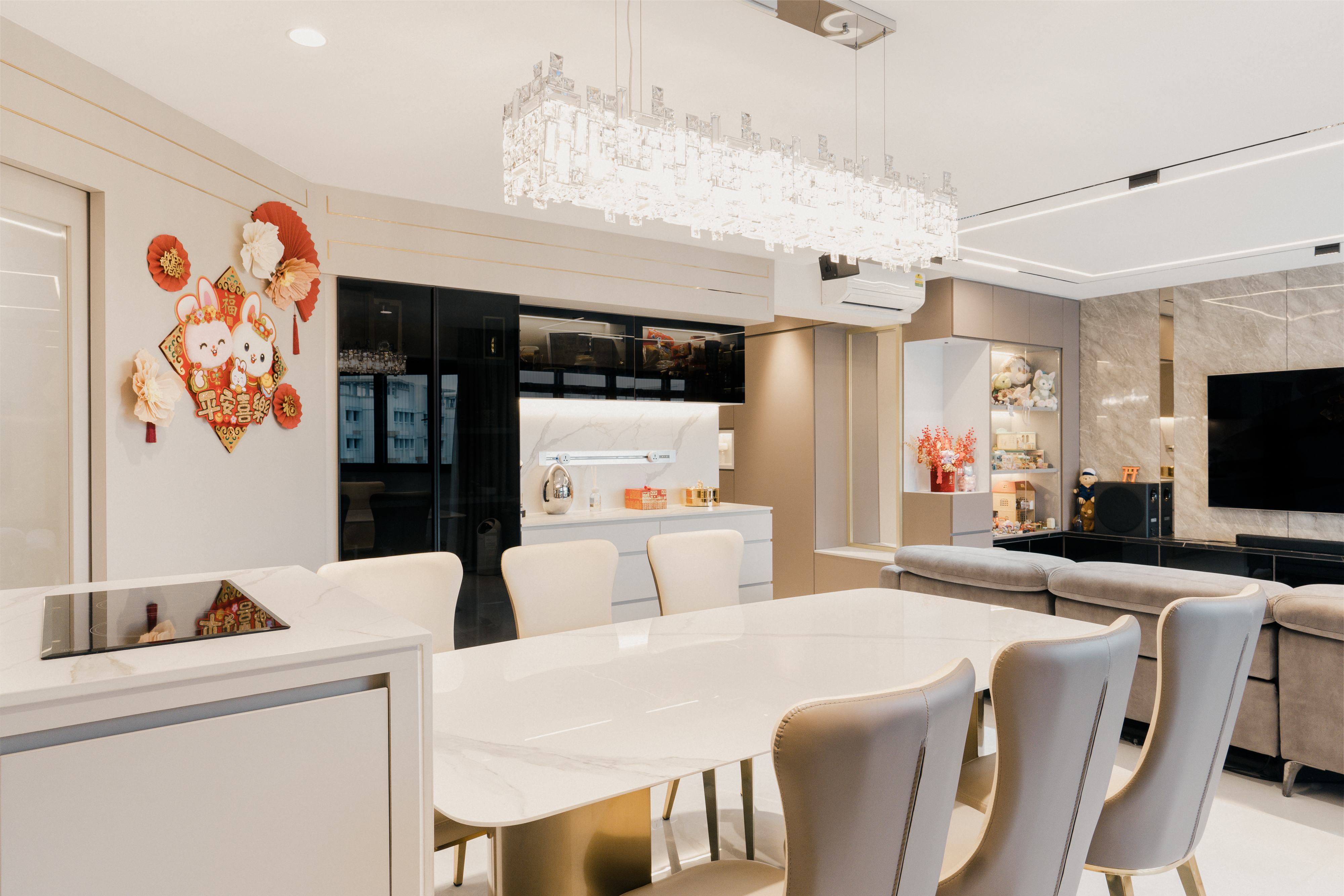 Modern, Others Design - Dining Room - HDB Executive Apartment - Design by Interior Artist Pte Ltd
