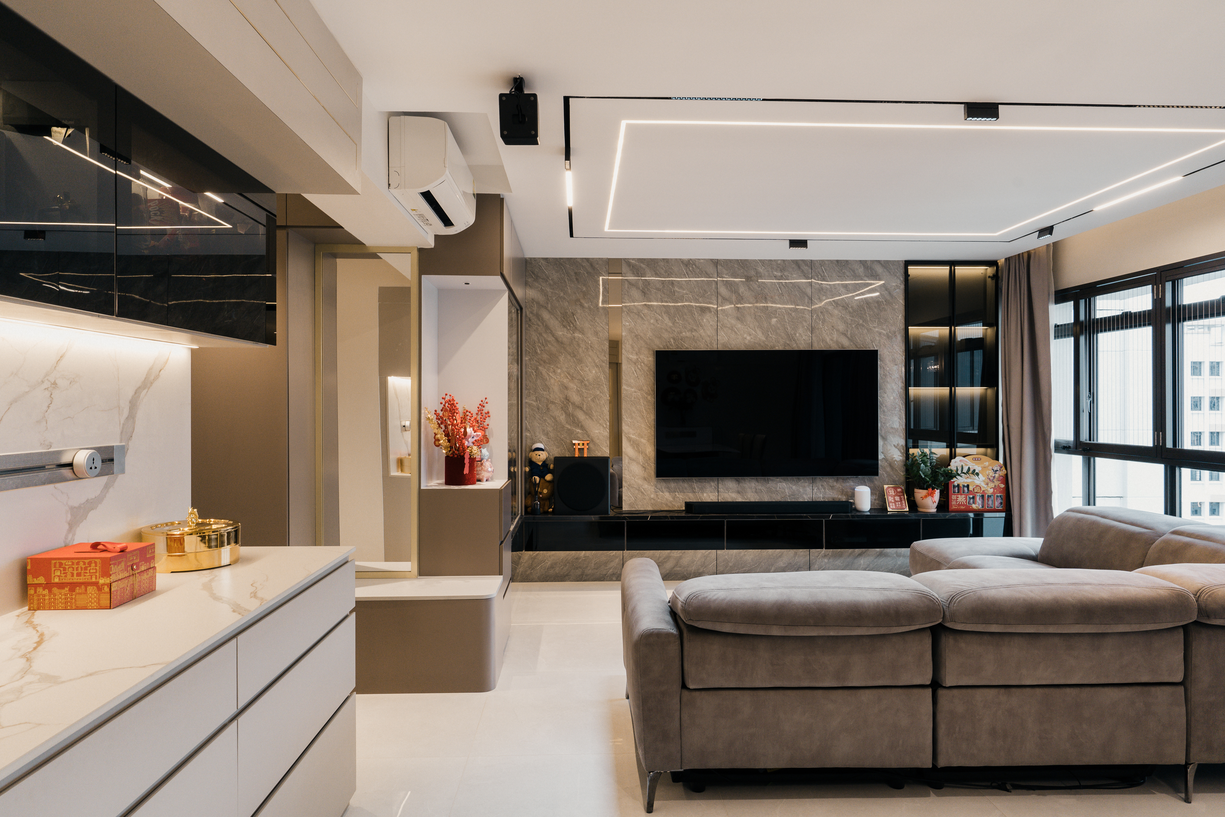 Modern, Others Design - Living Room - HDB Executive Apartment - Design by Interior Artist Pte Ltd