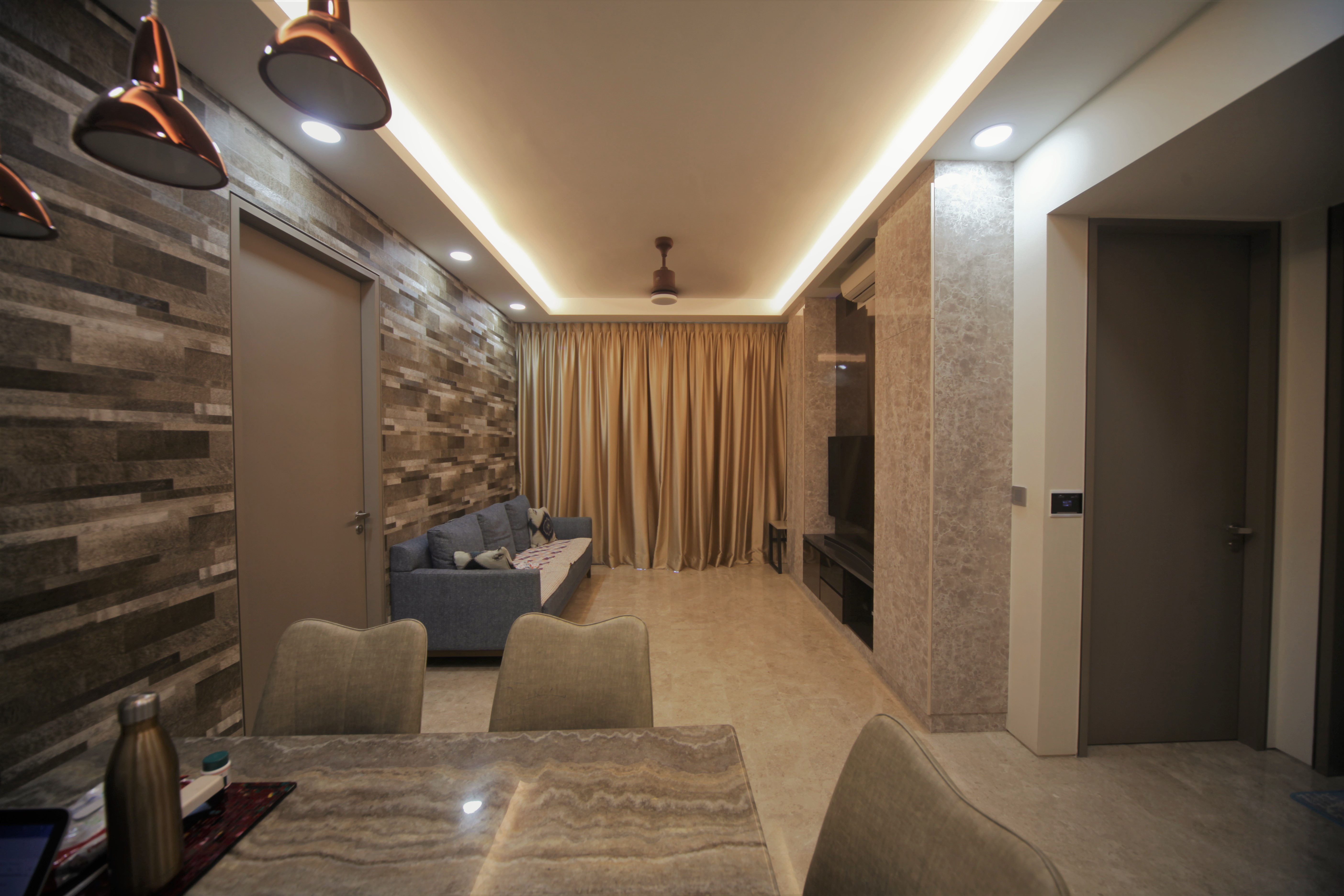 Classical, Rustic, Vintage Design - Living Room - Condominium - Design by Interior Diary Private Limited