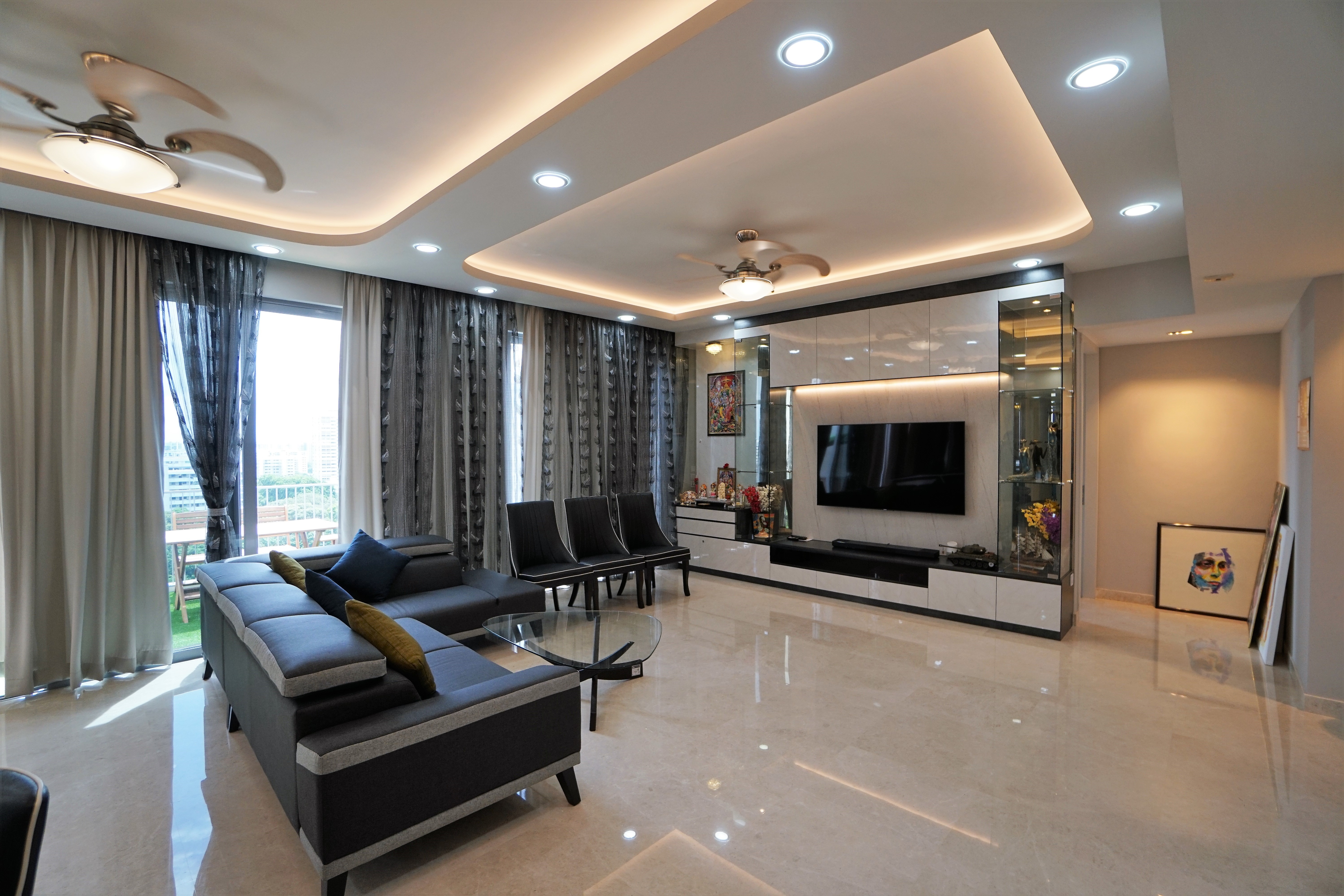 Classical, Modern, Others Design - Living Room - Condominium - Design by Interior Diary Private Limited