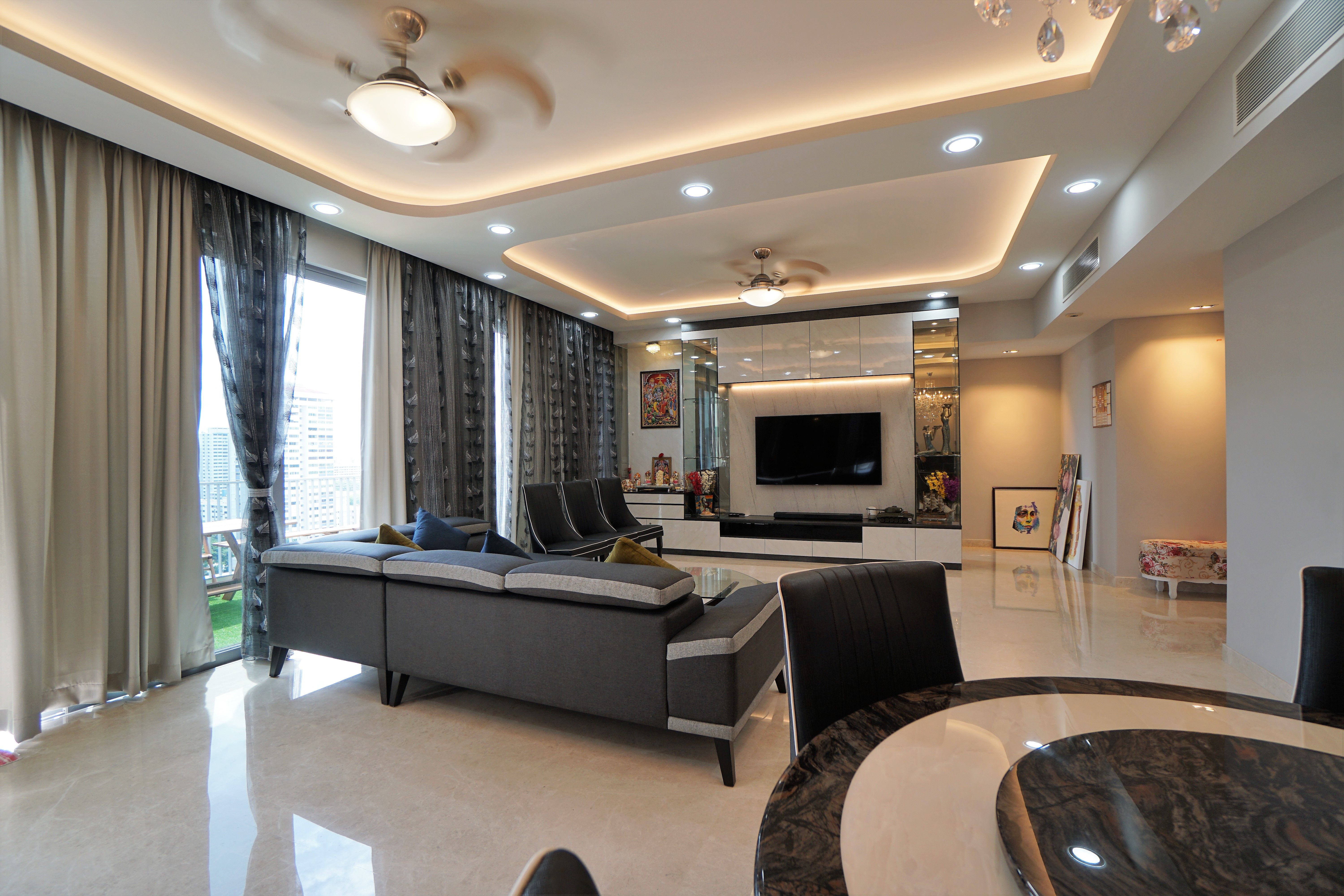 Classical, Modern, Others Design - Living Room - Condominium - Design by Interior Diary Private Limited