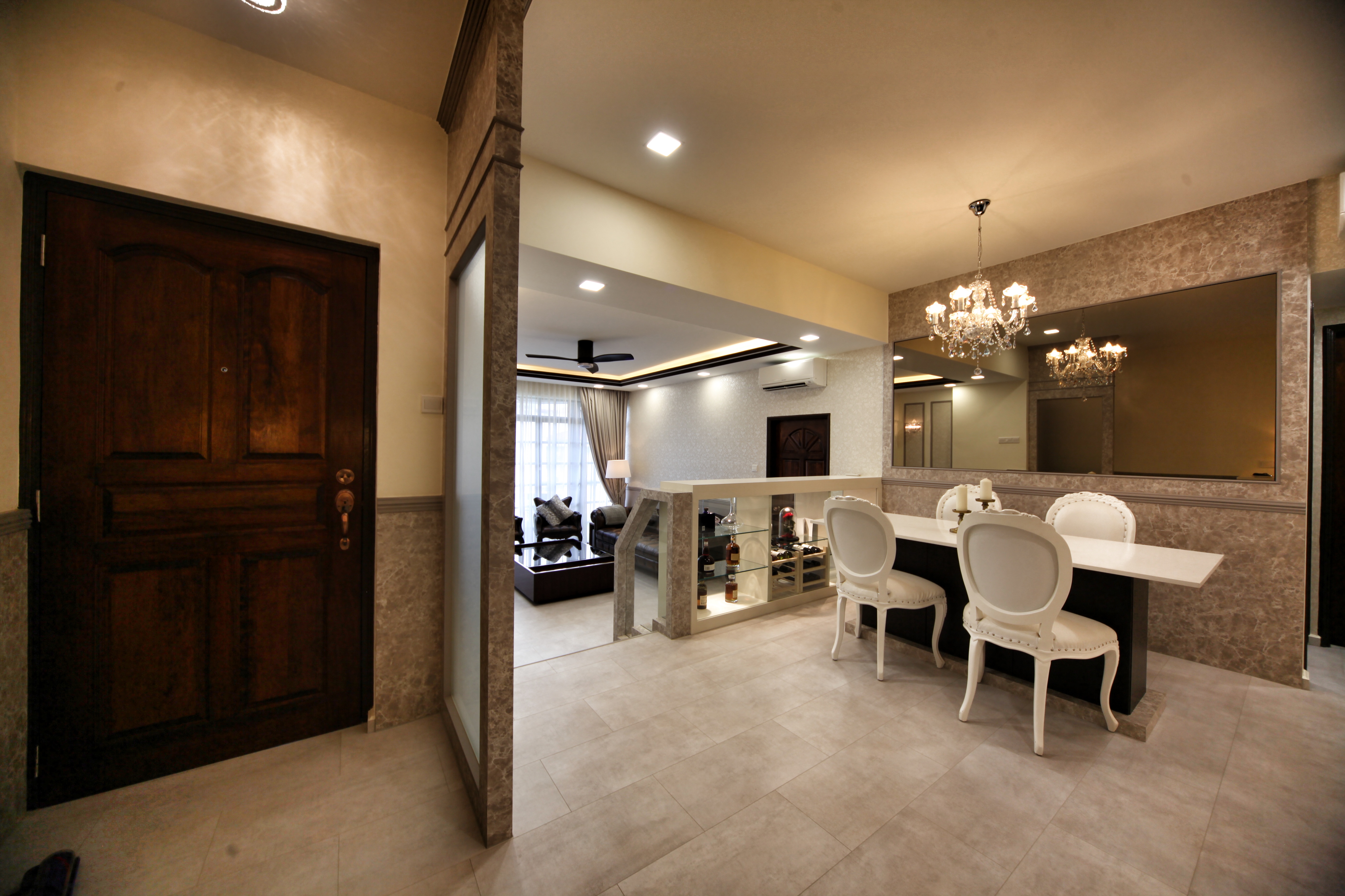 Modern, Others, Victorian Design - Dining Room - Condominium - Design by Interior Diary Private Limited