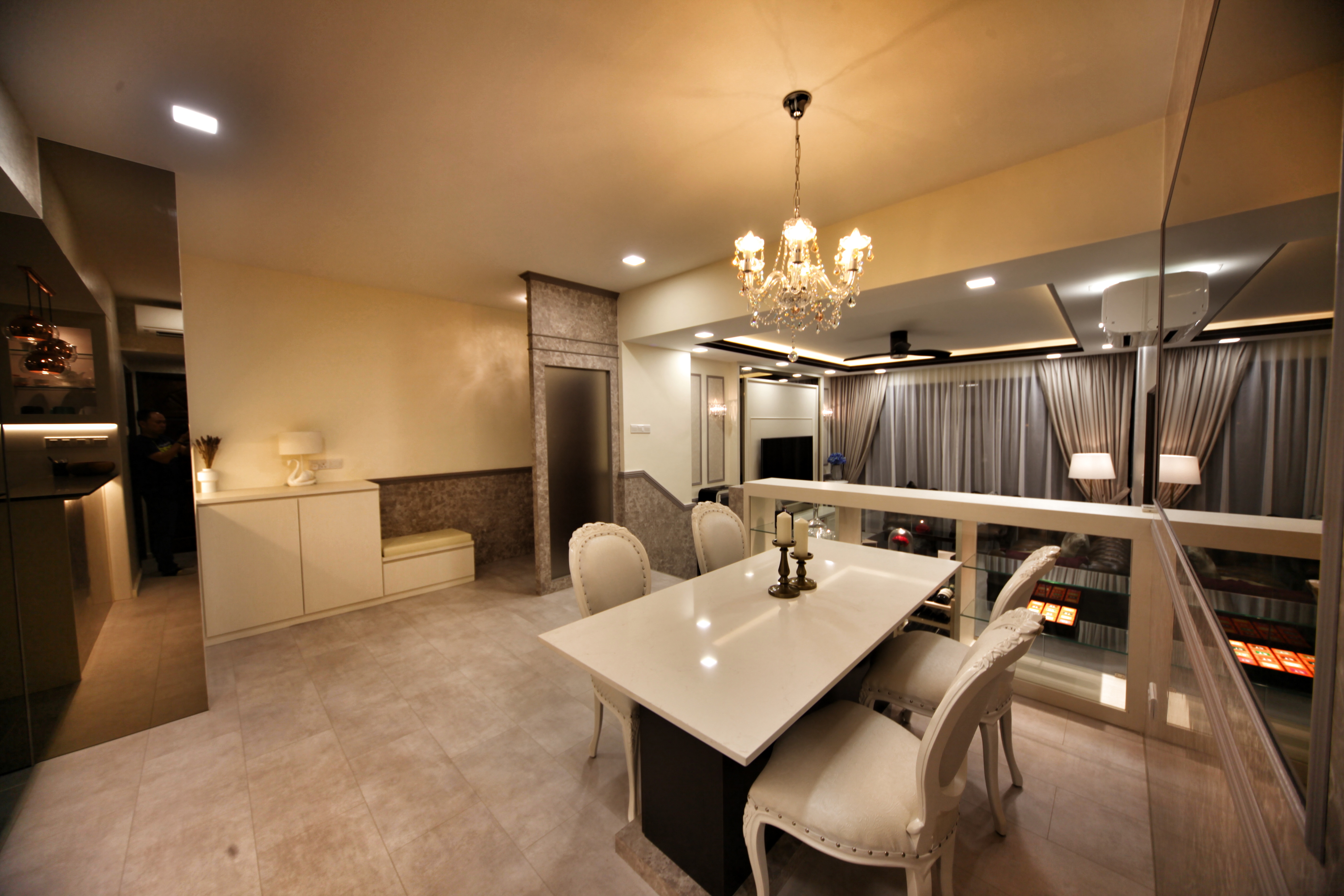 Modern, Others, Victorian Design - Dining Room - Condominium - Design by Interior Diary Private Limited