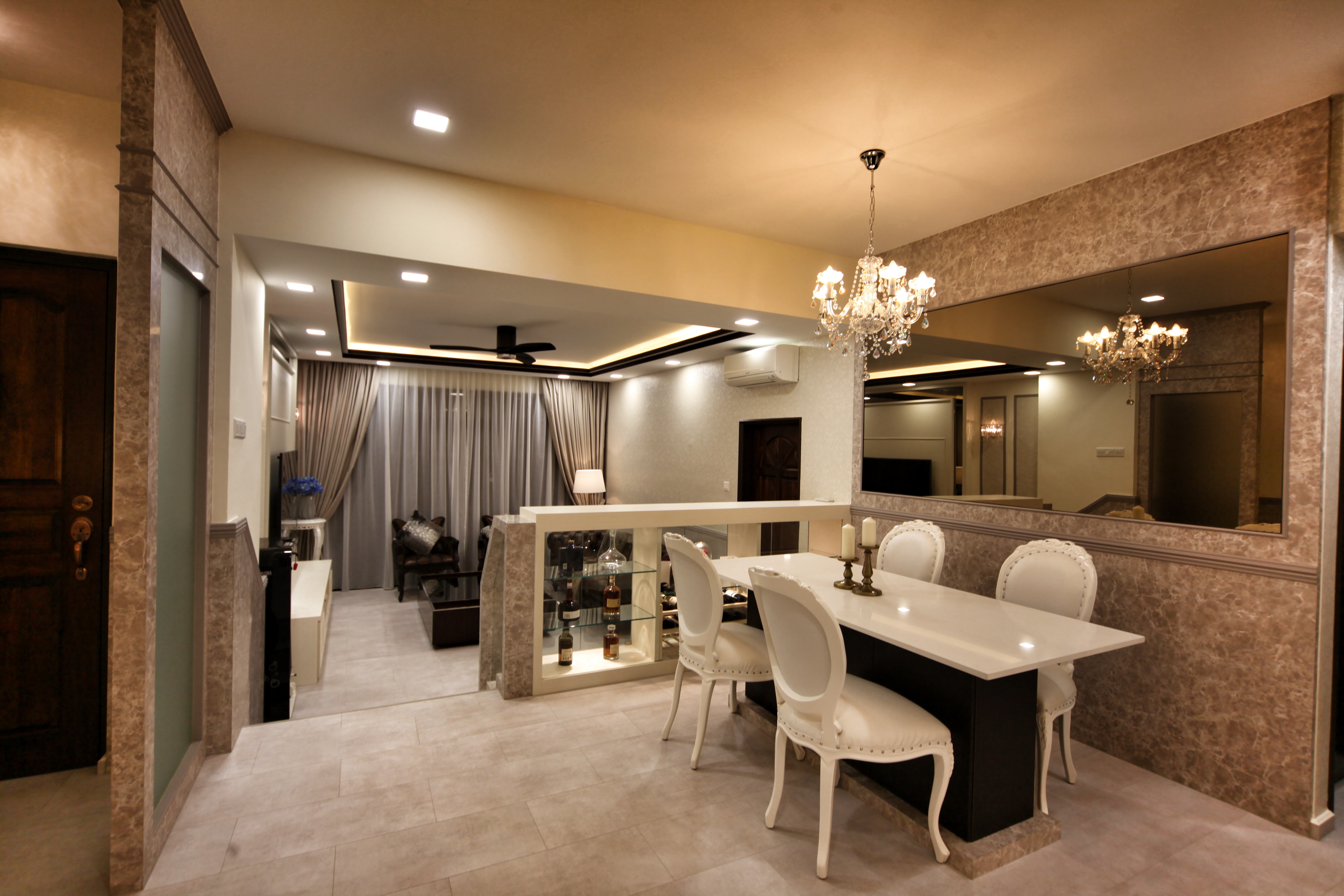 Modern, Others, Victorian Design - Dining Room - Condominium - Design by Interior Diary Private Limited