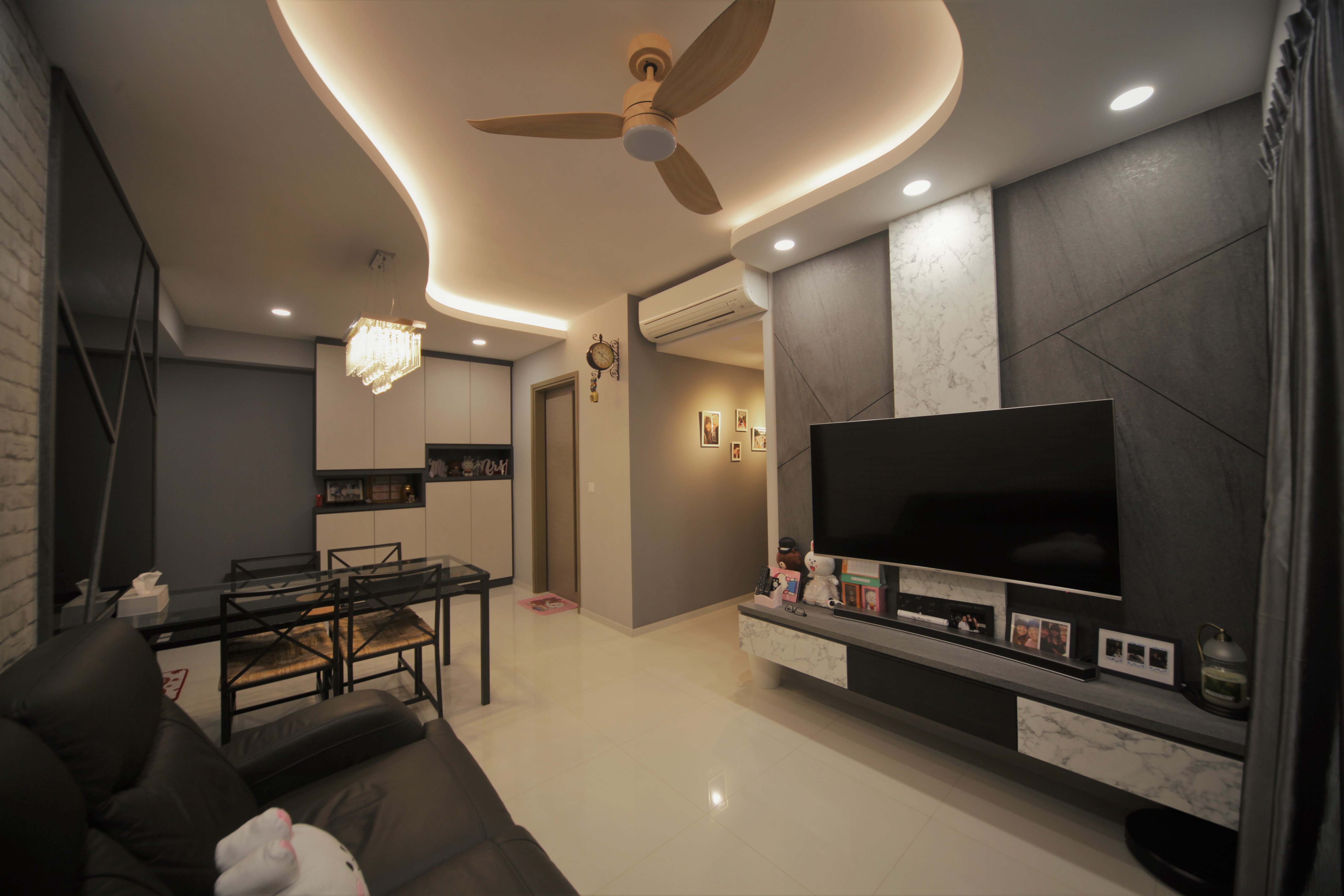 Classical, Modern Design - Living Room - Condominium - Design by Interior Diary Private Limited