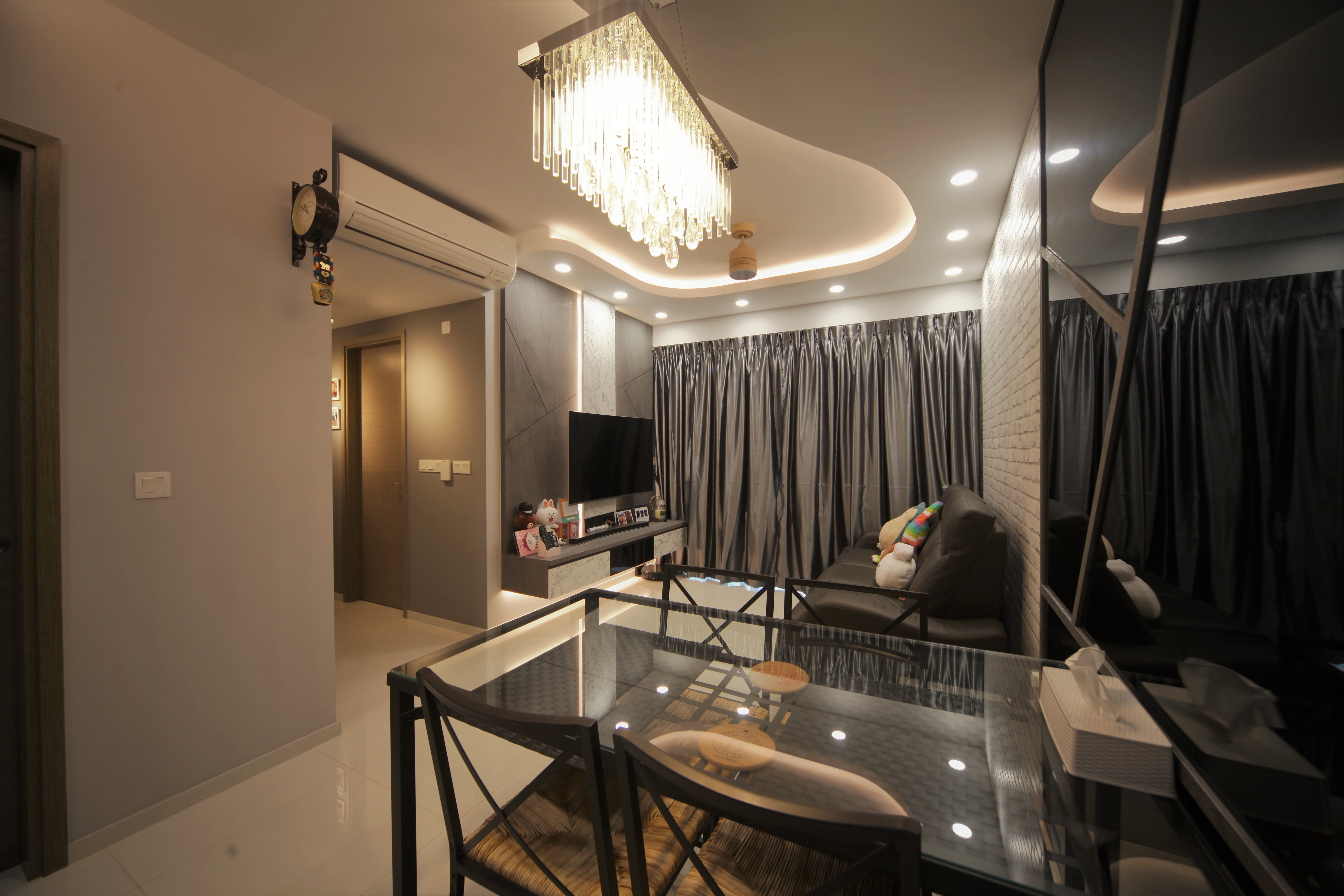 Classical, Modern Design - Living Room - Condominium - Design by Interior Diary Private Limited