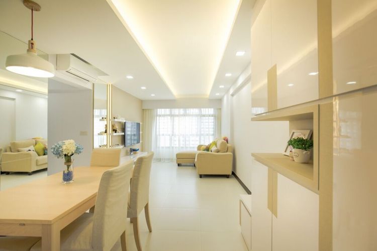 Contemporary, Modern, Scandinavian Design - Living Room - HDB 4 Room - Design by Interior Doctor Pte Ltd