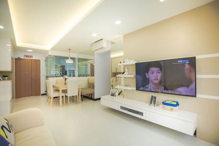 Contemporary, Modern, Scandinavian Design - Living Room - HDB 4 Room - Design by Interior Doctor Pte Ltd