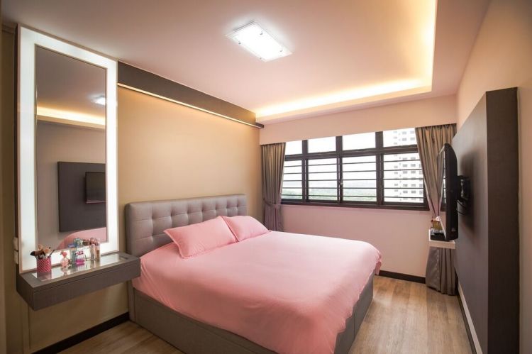 Contemporary, Modern, Scandinavian Design - Bedroom - HDB 4 Room - Design by Interior Doctor Pte Ltd