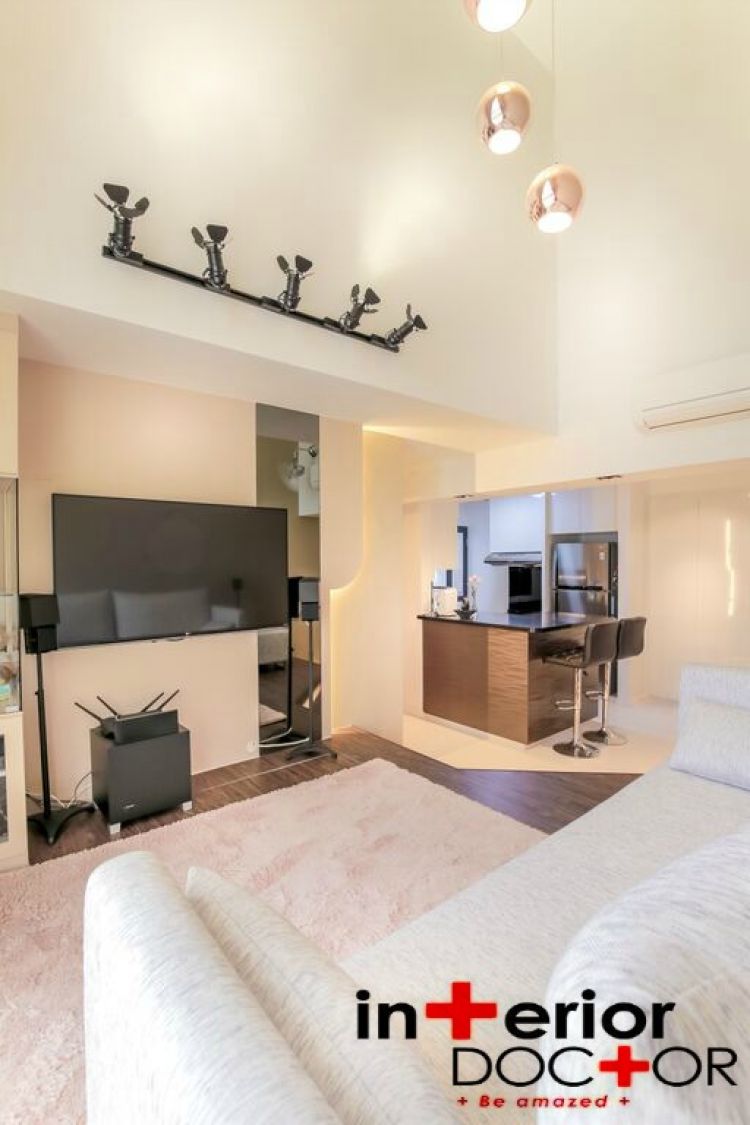 Contemporary, Modern Design - Living Room - HDB 4 Room - Design by Interior Doctor Pte Ltd