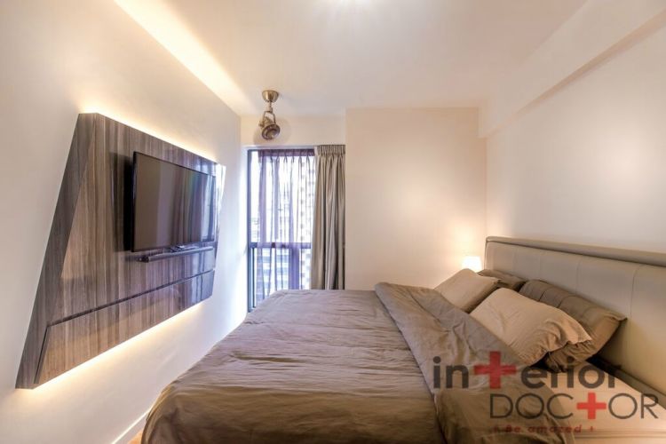 Contemporary, Modern Design - Bedroom - HDB 4 Room - Design by Interior Doctor Pte Ltd