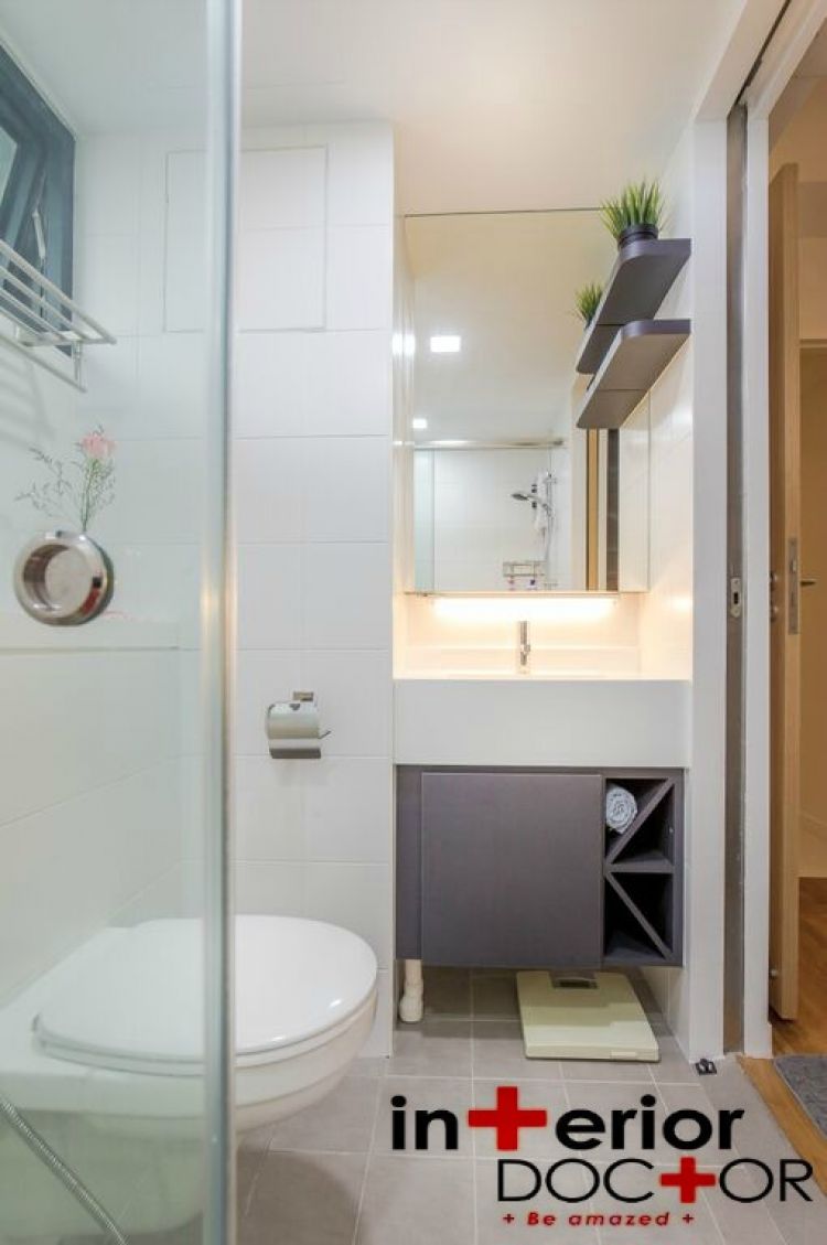 Contemporary, Modern Design - Bathroom - HDB 4 Room - Design by Interior Doctor Pte Ltd