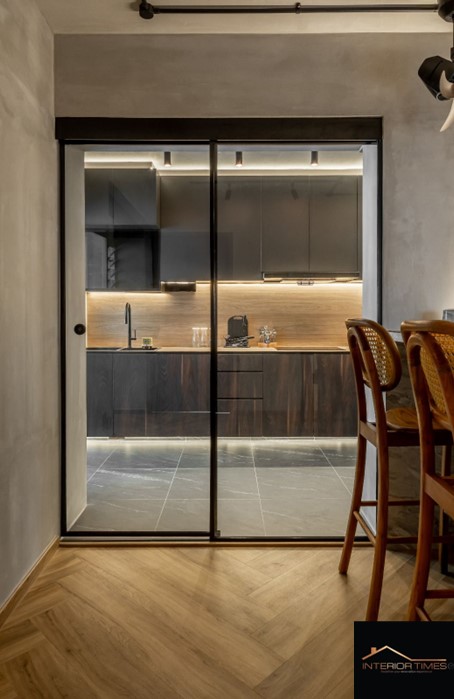 Industrial Design - Kitchen - HDB 5 Room - Design by Interior Times Design Pte Ltd