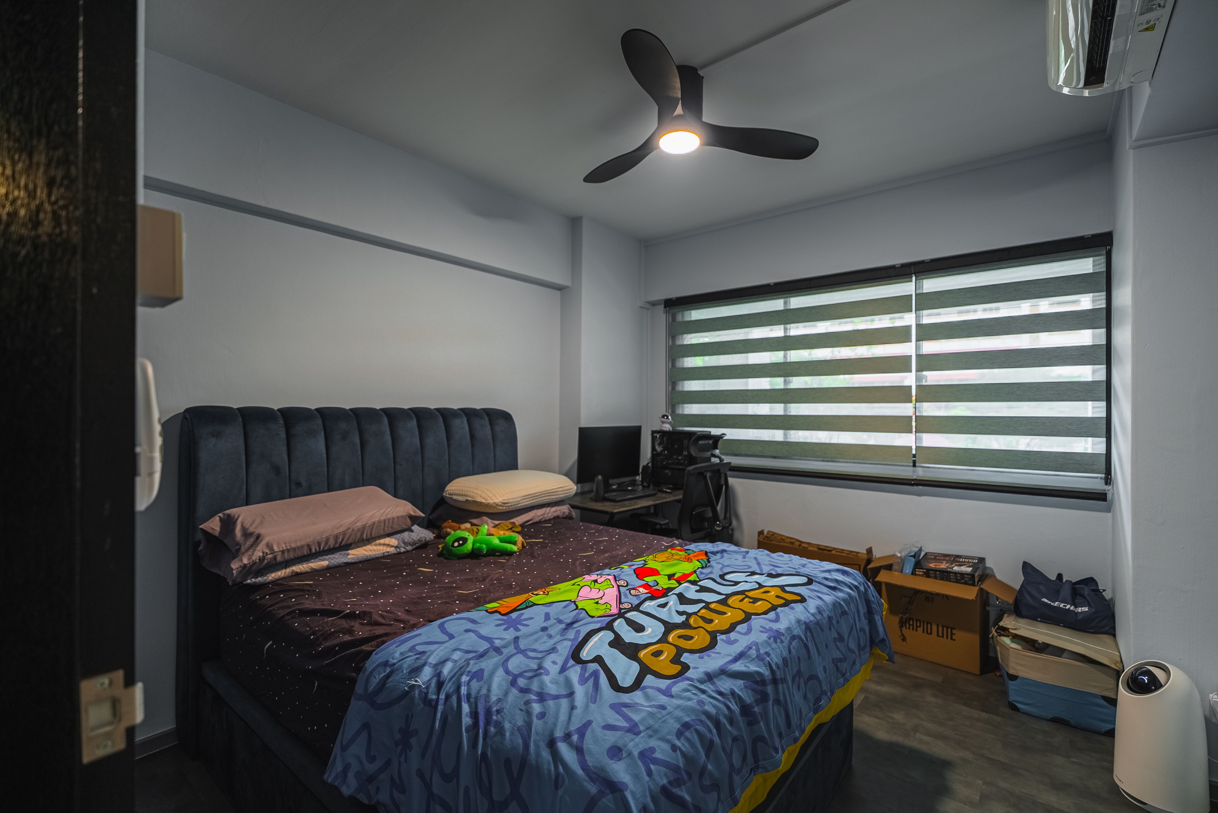 Industrial, Minimalist Design - Bedroom - HDB 4 Room - Design by Interior Times Design Pte Ltd