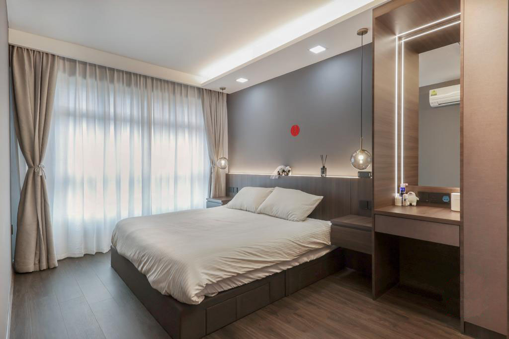 Industrial Design - Bedroom - HDB 4 Room - Design by Interior Times Design Pte Ltd