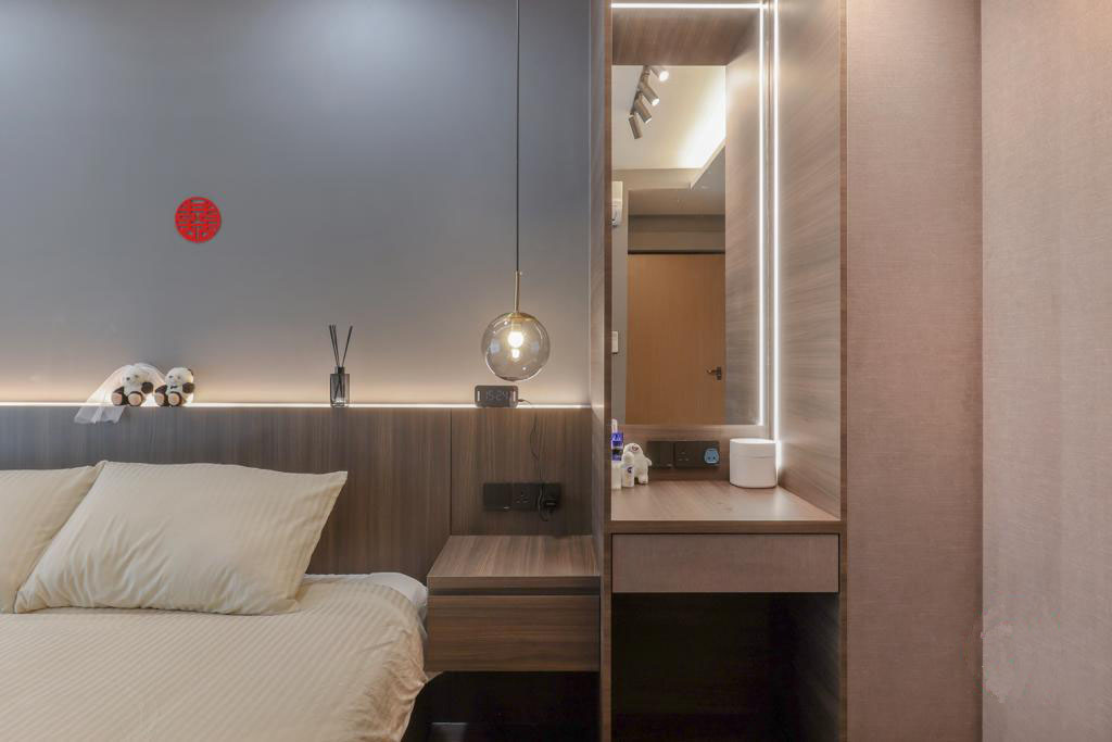 Industrial Design - Bedroom - HDB 4 Room - Design by Interior Times Design Pte Ltd