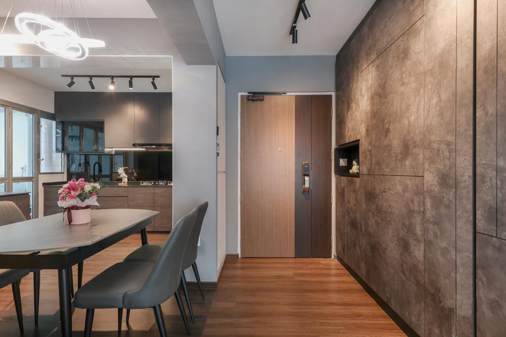 Industrial Design - Dining Room - HDB 4 Room - Design by Interior Times Design Pte Ltd