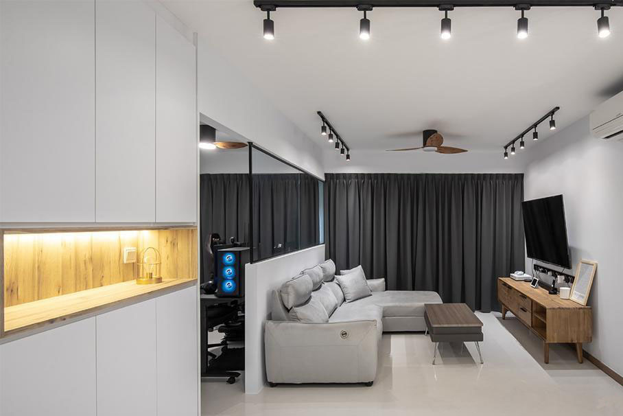 Modern, Scandinavian Design - Living Room - HDB 5 Room - Design by Interior Times Design Pte Ltd