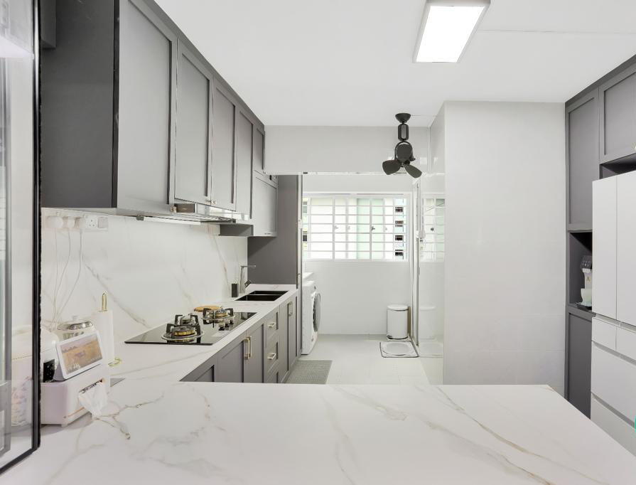 Modern, Scandinavian Design - Kitchen - HDB Executive Apartment - Design by Interior Times Design Pte Ltd