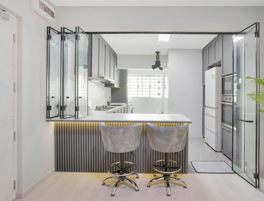 Modern, Scandinavian Design - Kitchen - HDB Executive Apartment - Design by Interior Times Design Pte Ltd