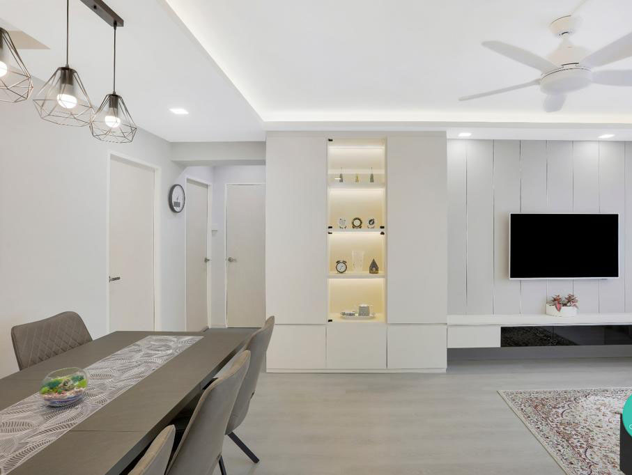 Modern, Scandinavian Design - Dining Room - HDB Executive Apartment - Design by Interior Times Design Pte Ltd