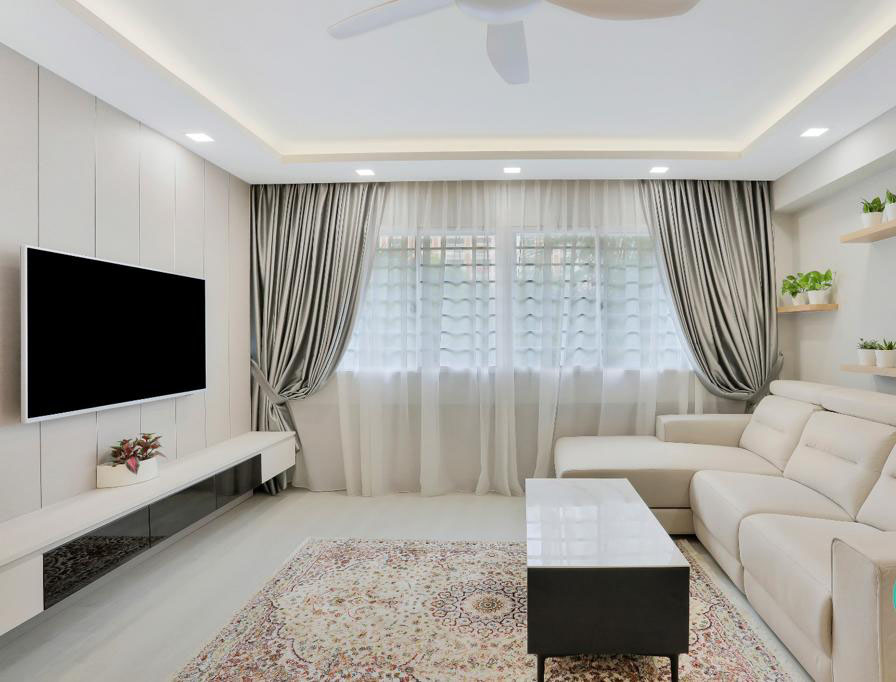 Modern, Scandinavian Design - Living Room - HDB Executive Apartment - Design by Interior Times Design Pte Ltd