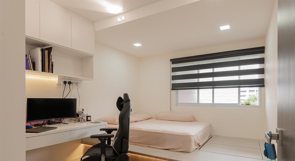 Contemporary Design - Bedroom - HDB Executive Apartment - Design by Interior Times Design Pte Ltd