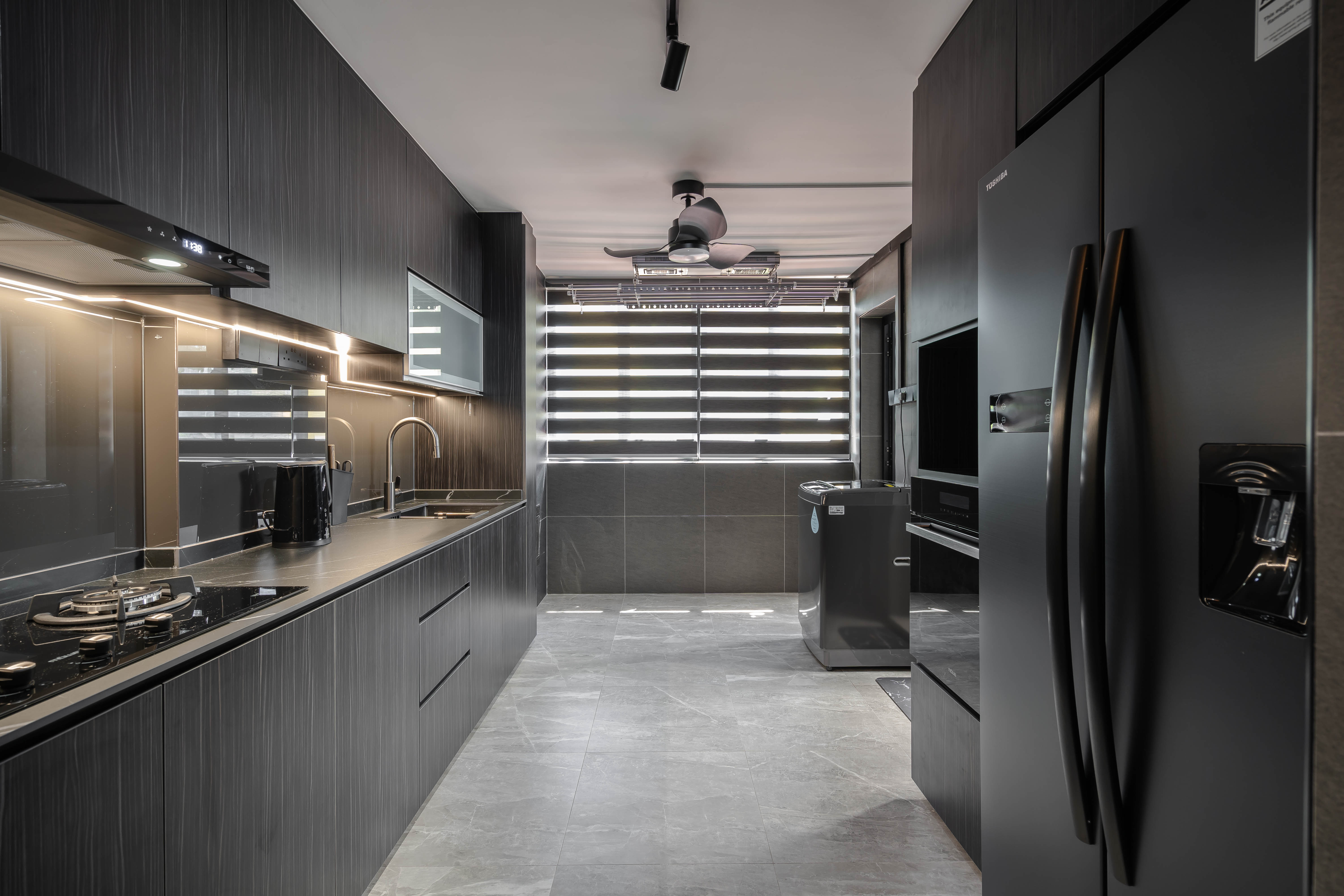 Contemporary, Modern Design - Kitchen - HDB 3 Room - Design by Interior Times Design Pte Ltd