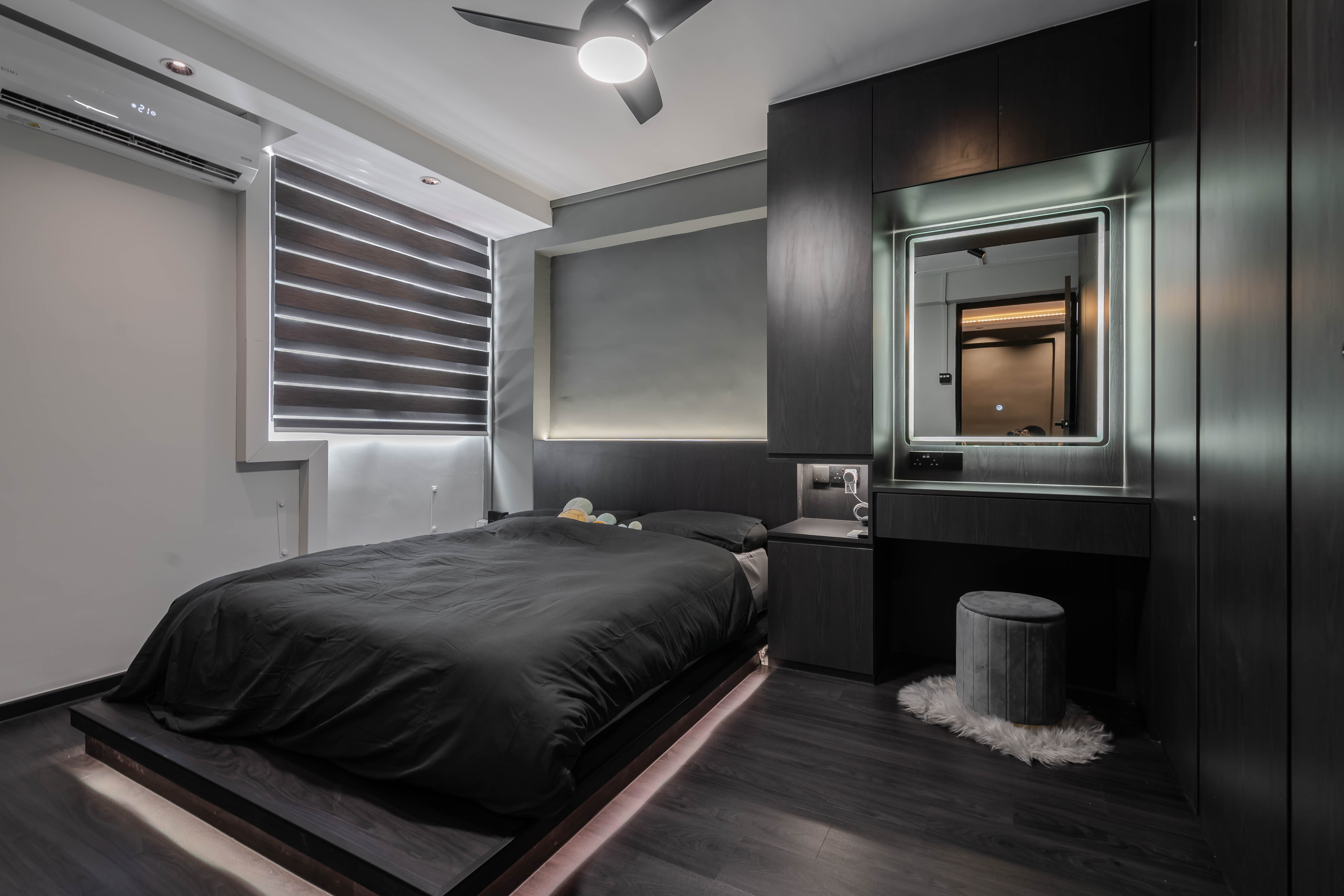 Contemporary, Modern Design - Bedroom - HDB 3 Room - Design by Interior Times Design Pte Ltd