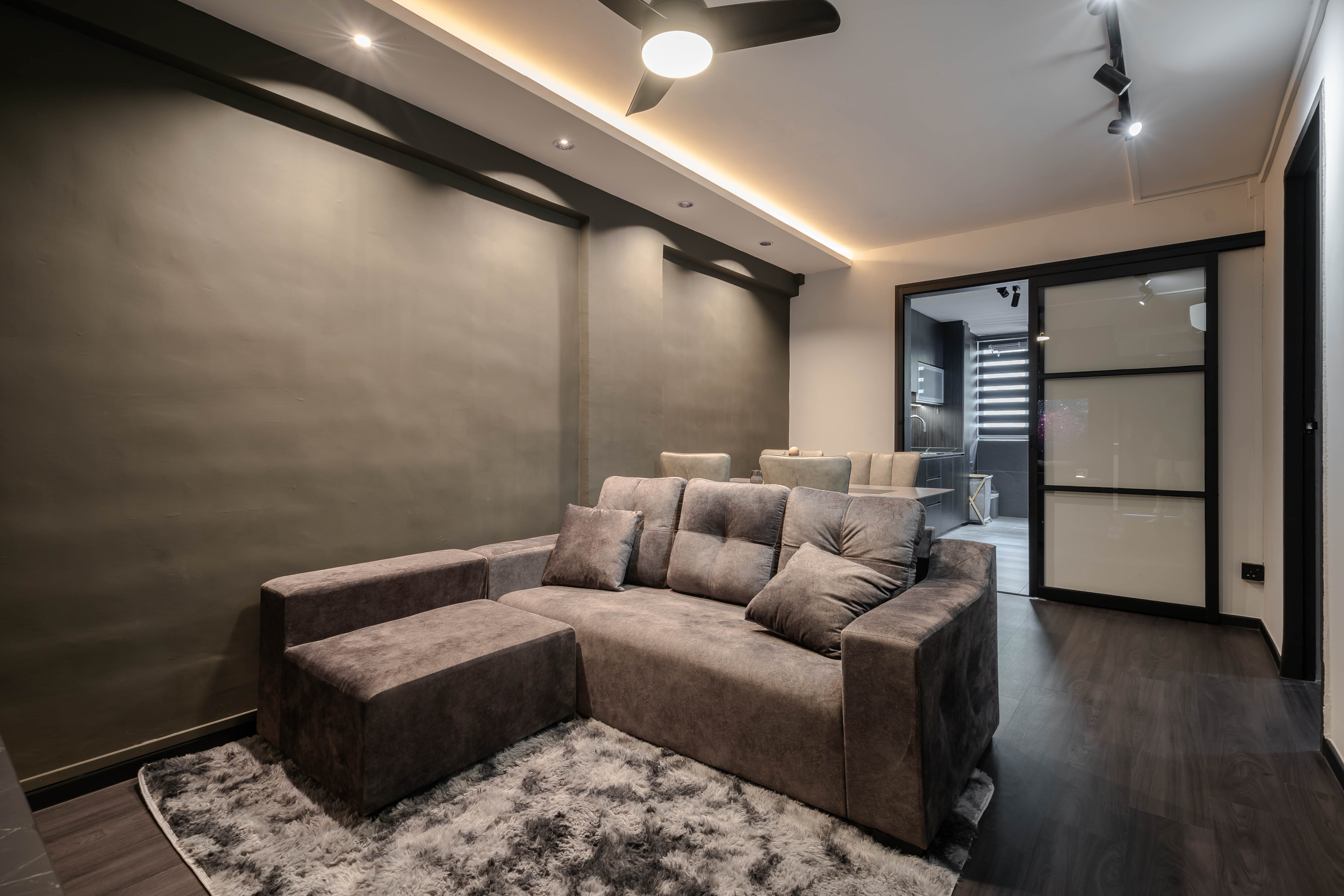 Contemporary, Modern Design - Living Room - HDB 3 Room - Design by Interior Times Design Pte Ltd