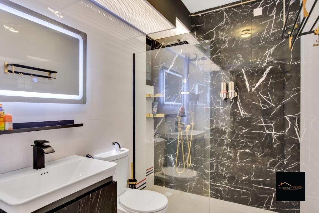 Modern Design - Bathroom - HDB 4 Room - Design by Interior Times Design Pte Ltd