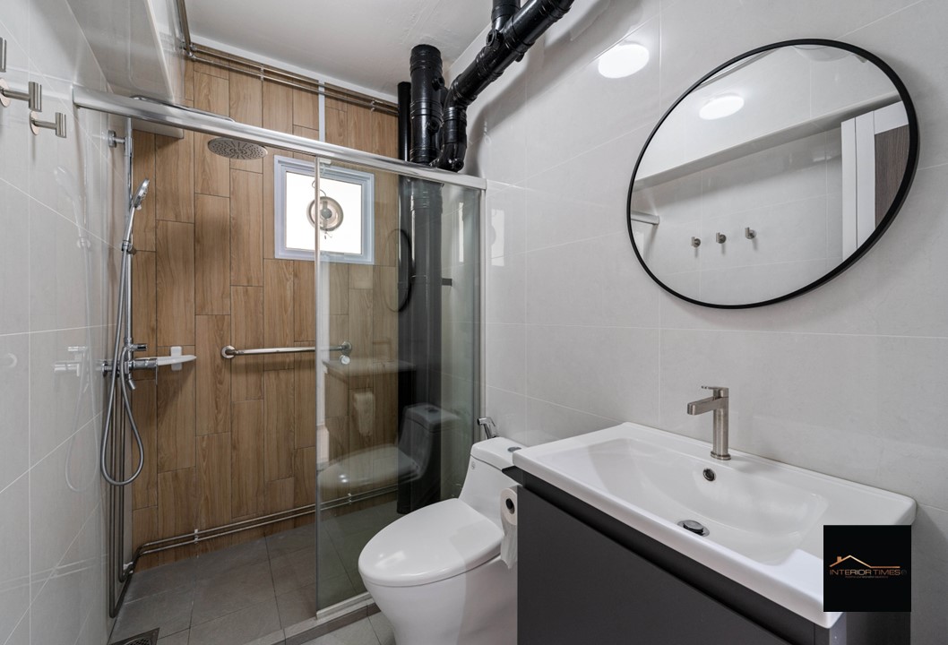 Modern, Scandinavian Design - Bathroom - HDB 5 Room - Design by Interior Times Design Pte Ltd