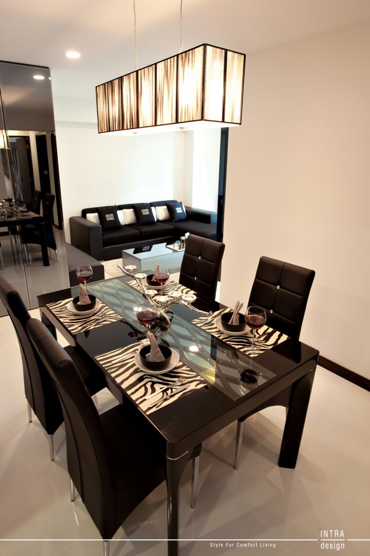 Contemporary Design - Dining Room - HDB 5 Room - Design by Intradesign & Renovation Pte Ltd