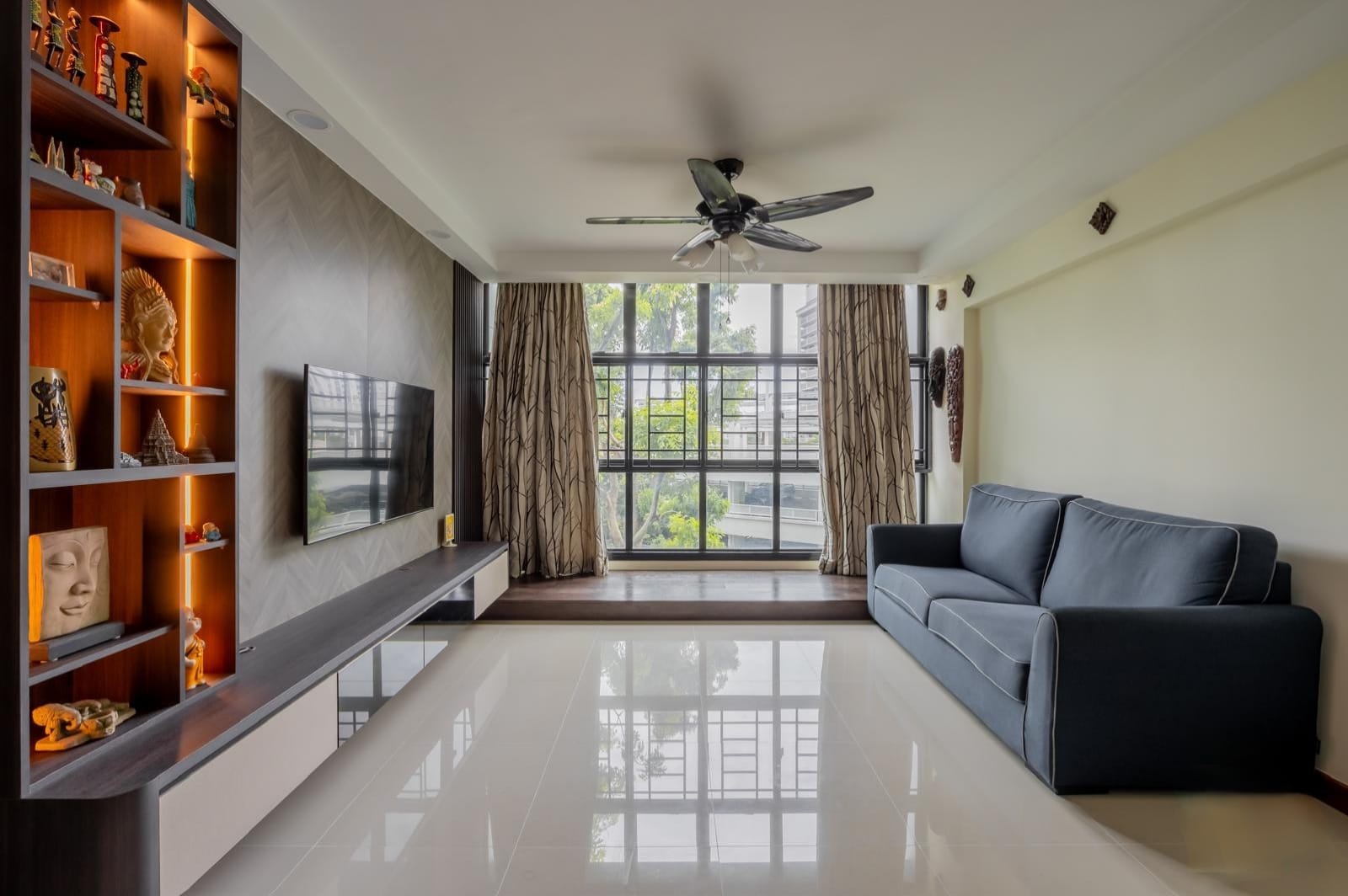 Modern Design - Living Room - HDB 4 Room - Design by JD Interior Pte Ltd