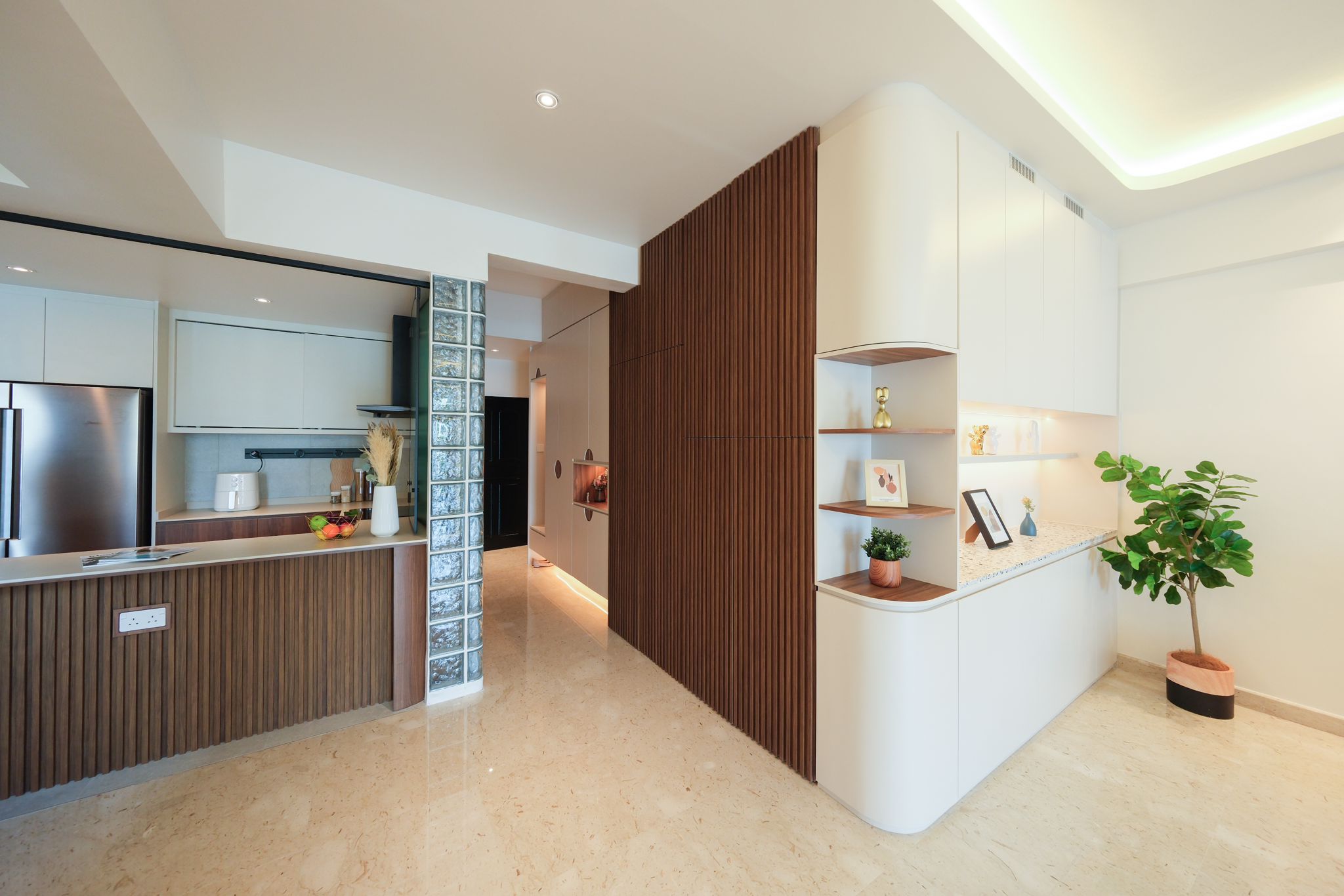 Contemporary Design - Living Room - HDB 4 Room - Design by JD Interior Pte Ltd