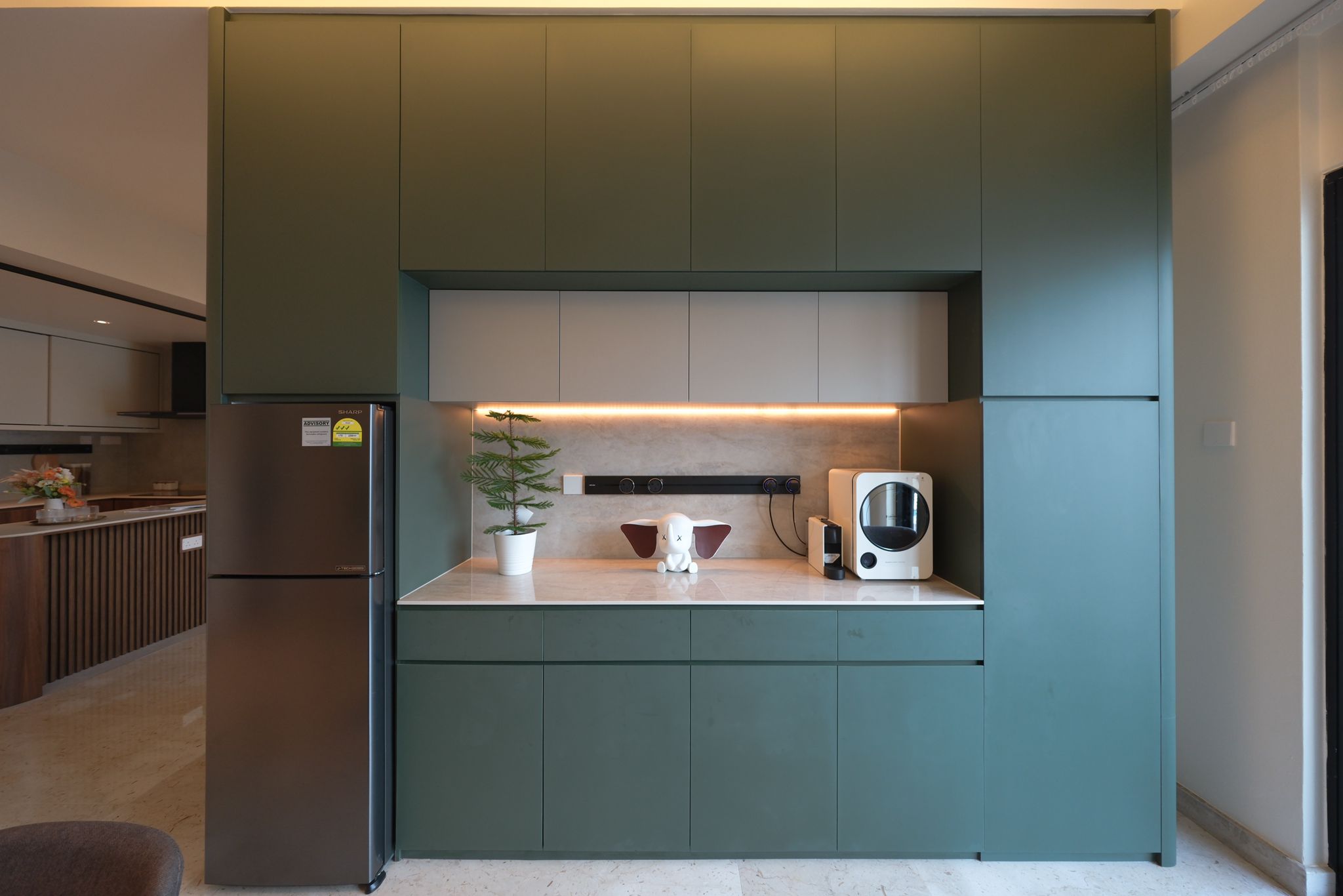 Contemporary Design - Dining Room - HDB 4 Room - Design by JD Interior Pte Ltd