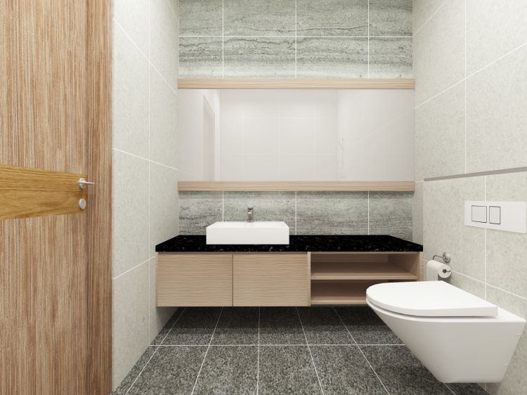 Contemporary, Minimalist Design - Bathroom - Landed House - Design by JDB Design & Build Pte Ltd