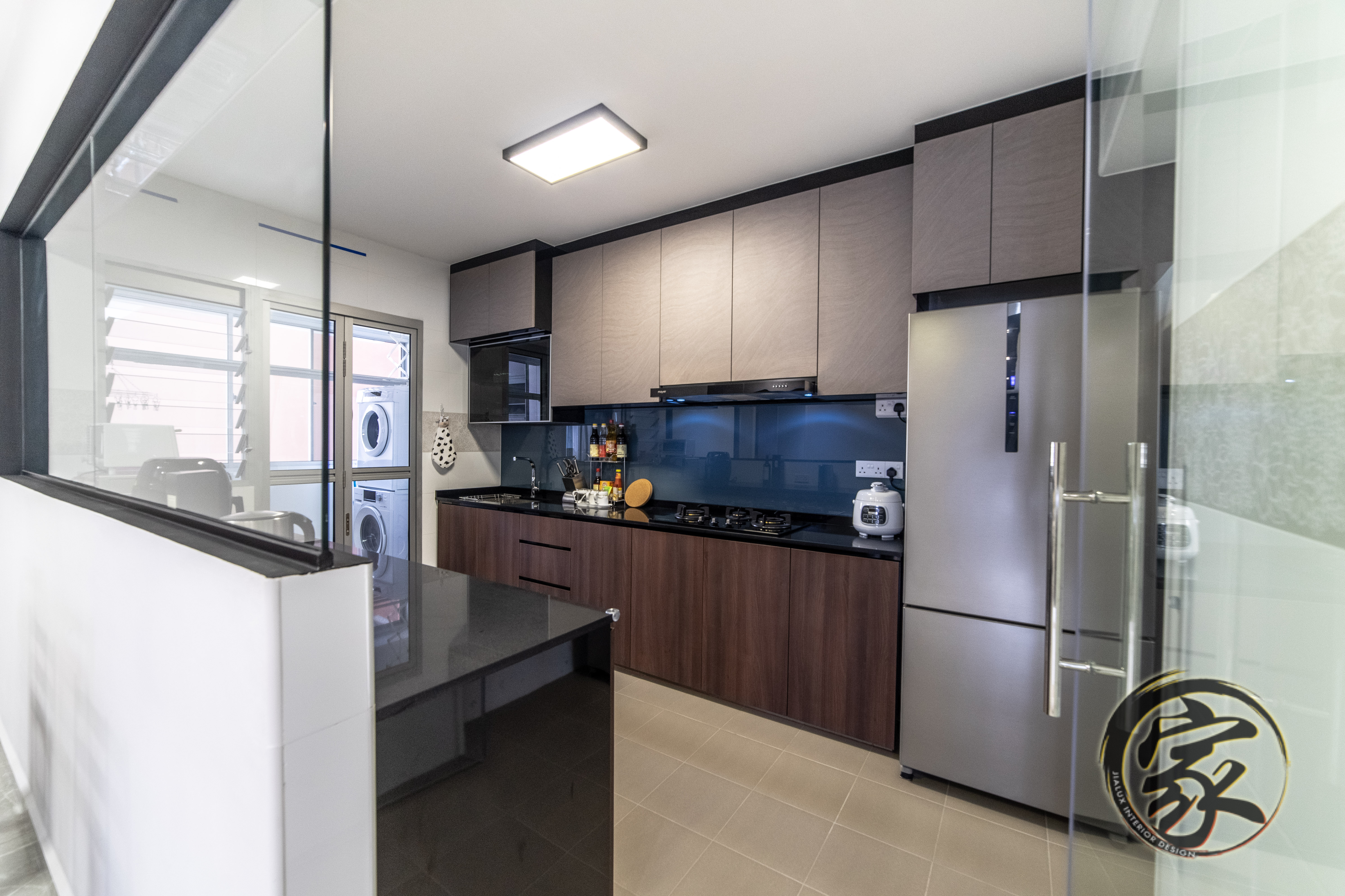 Contemporary, Modern Design - Kitchen - HDB 5 Room - Design by Jialux Interior Pte Ltd