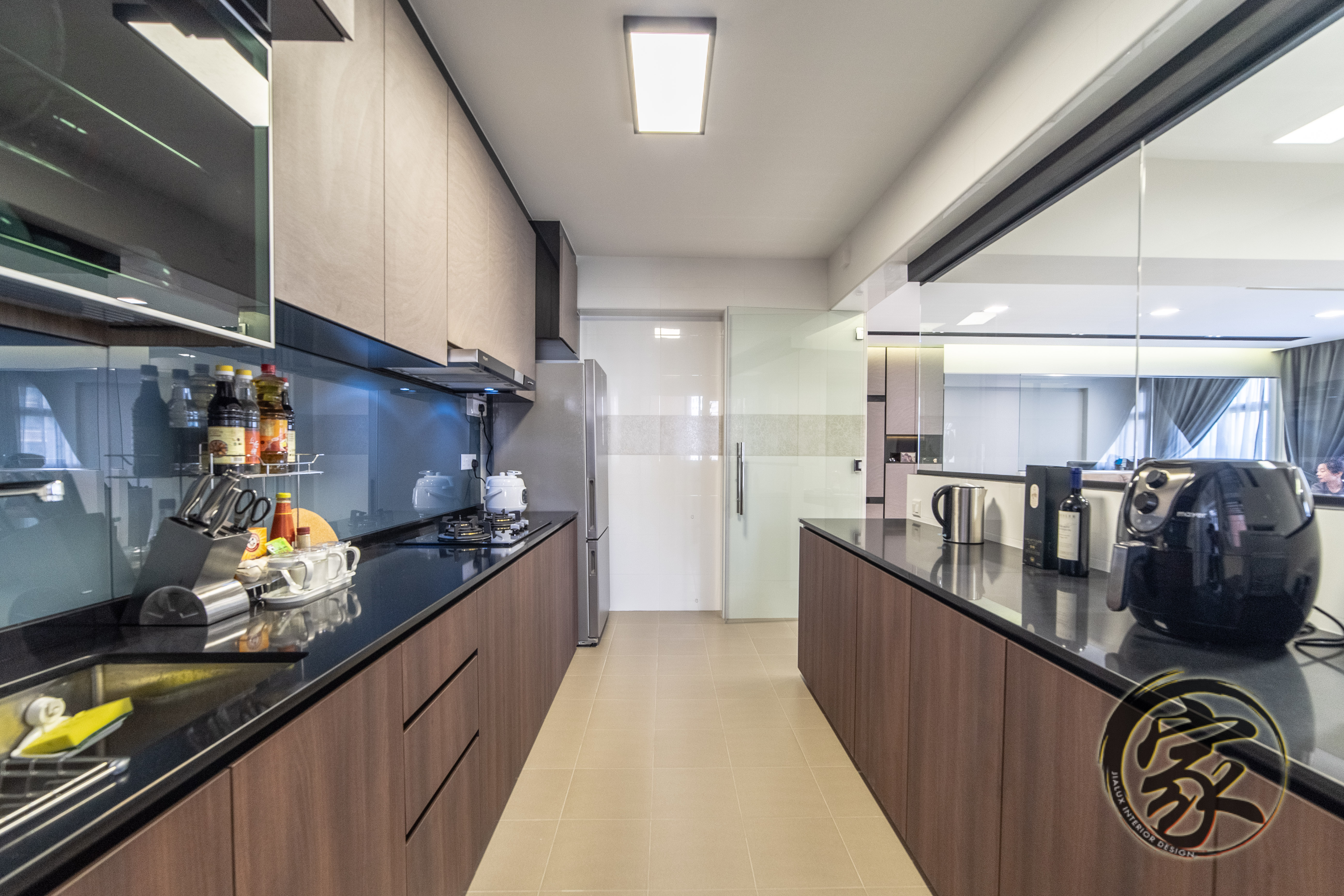 Contemporary, Modern Design - Kitchen - HDB 5 Room - Design by Jialux Interior Pte Ltd