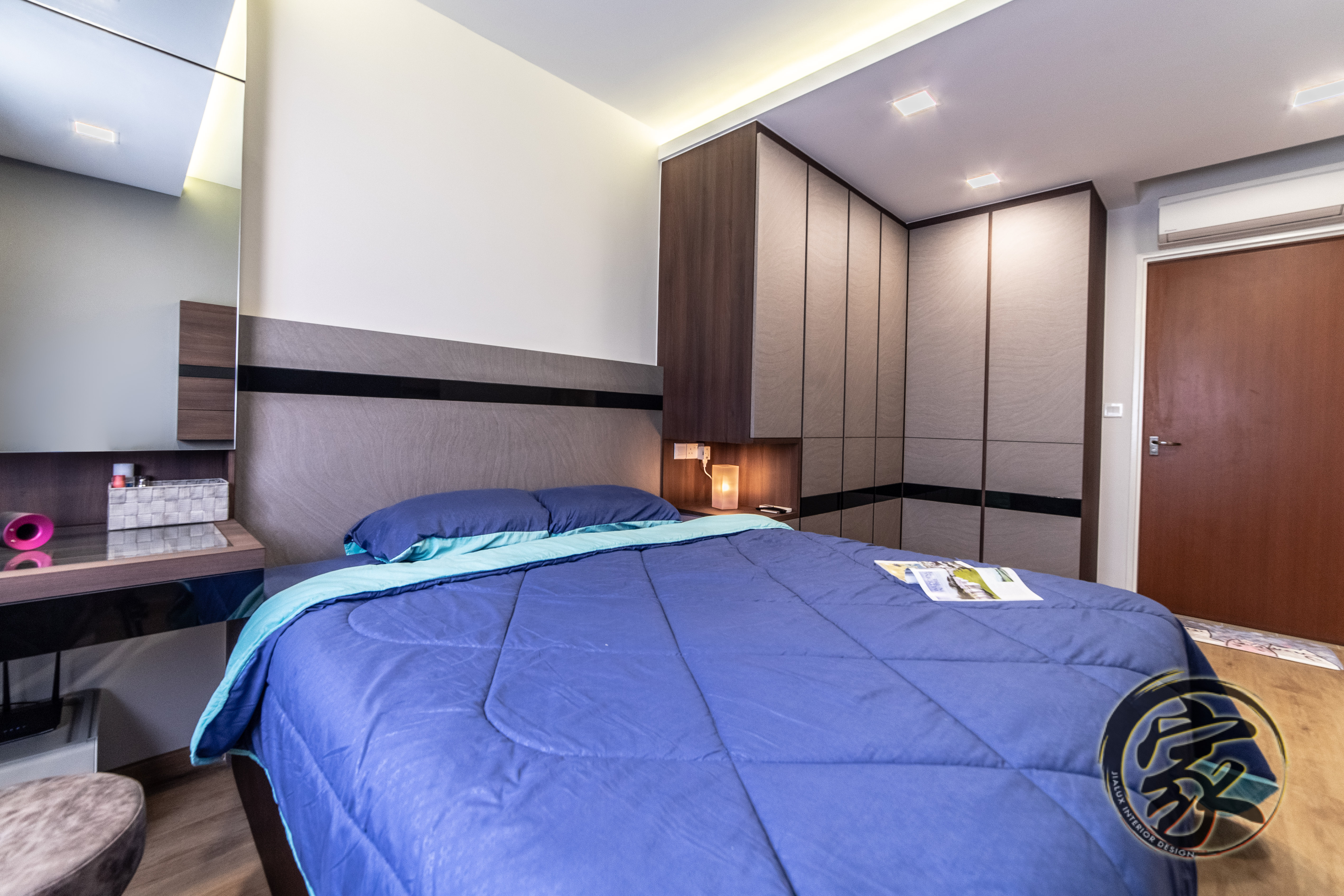 Contemporary, Modern Design - Bedroom - HDB 5 Room - Design by Jialux Interior Pte Ltd