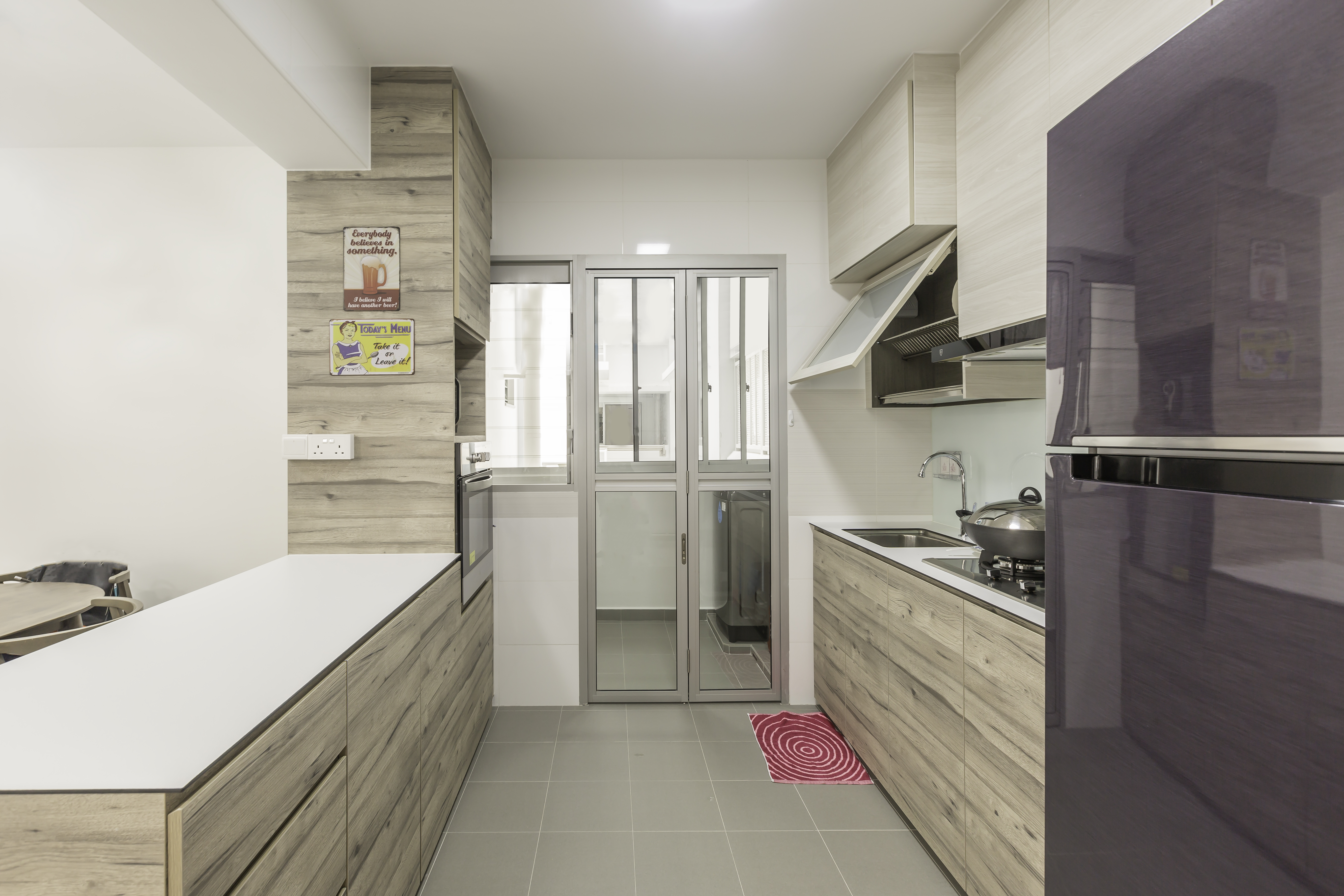 Modern Design - Kitchen - HDB 4 Room - Design by Jialux Interior Pte Ltd