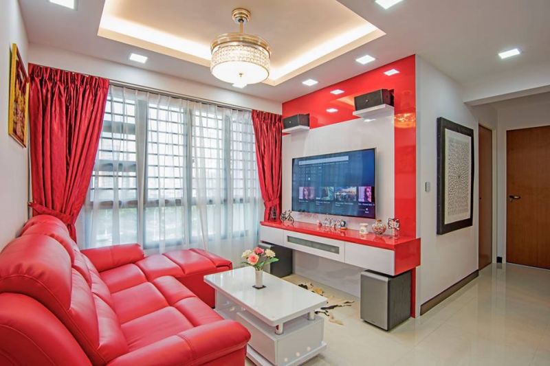 Modern Design - Living Room - HDB 3 Room - Design by Jialux Interior Pte Ltd