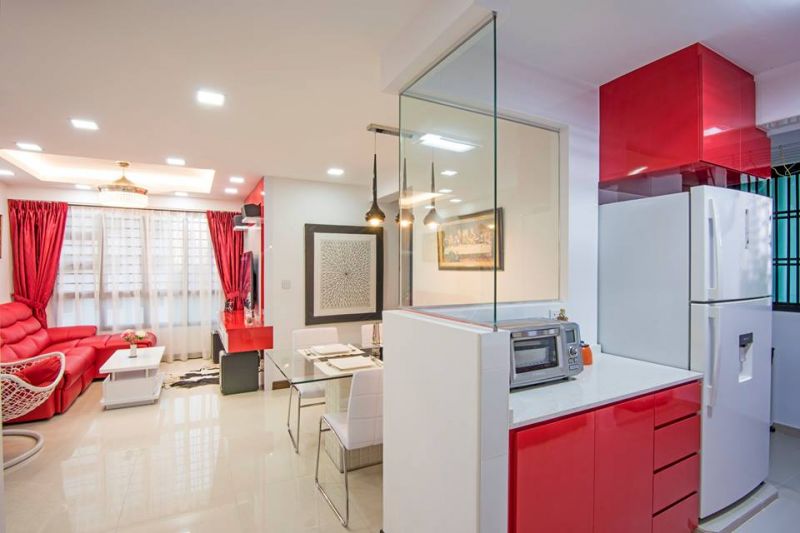Modern Design - Living Room - HDB 3 Room - Design by Jialux Interior Pte Ltd