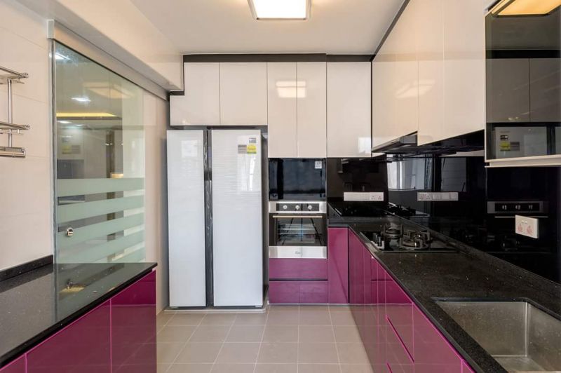 Contemporary Design - Kitchen - HDB 5 Room - Design by Jialux Interior Pte Ltd