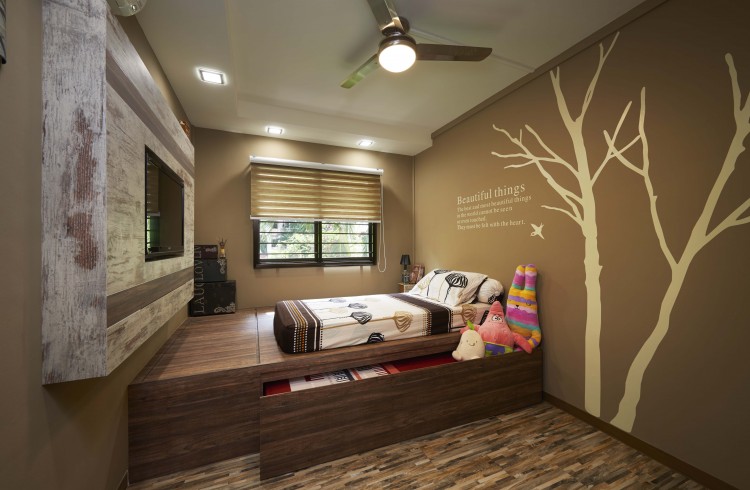 Contemporary Design - Bedroom - HDB Executive Apartment - Design by JSR Design