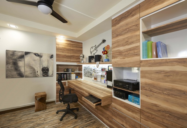 Contemporary Design - Study Room - HDB Executive Apartment - Design by JSR Design