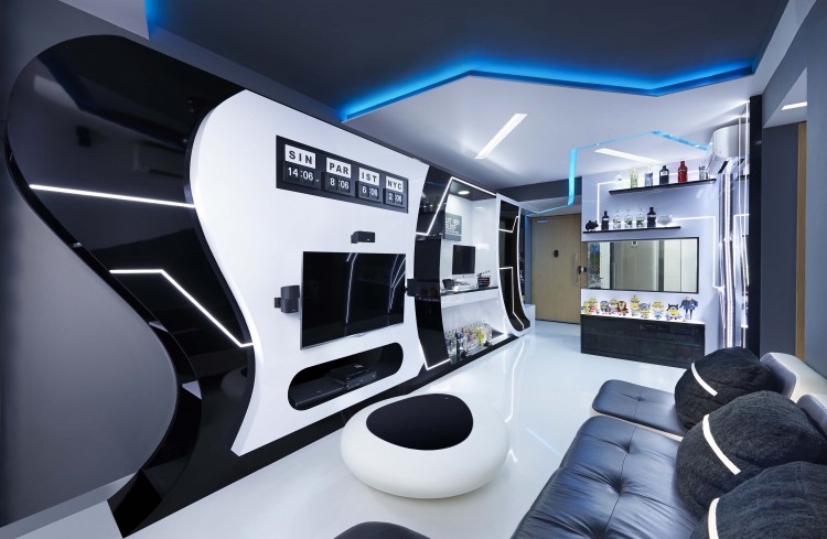 Contemporary, Modern Design - Living Room - Condominium - Design by JSR Design