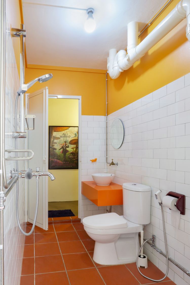 Country, Modern Design - Bathroom - HDB 5 Room - Design by Kaleido Interior LLP