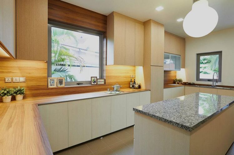 Contemporary, Modern, Tropical Design - Kitchen - Landed House - Design by Kaleido Interior LLP