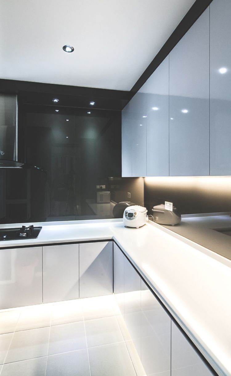 Contemporary, Minimalist, Modern Design - Kitchen - HDB 4 Room - Design by KDOT ASSOCIATES 
